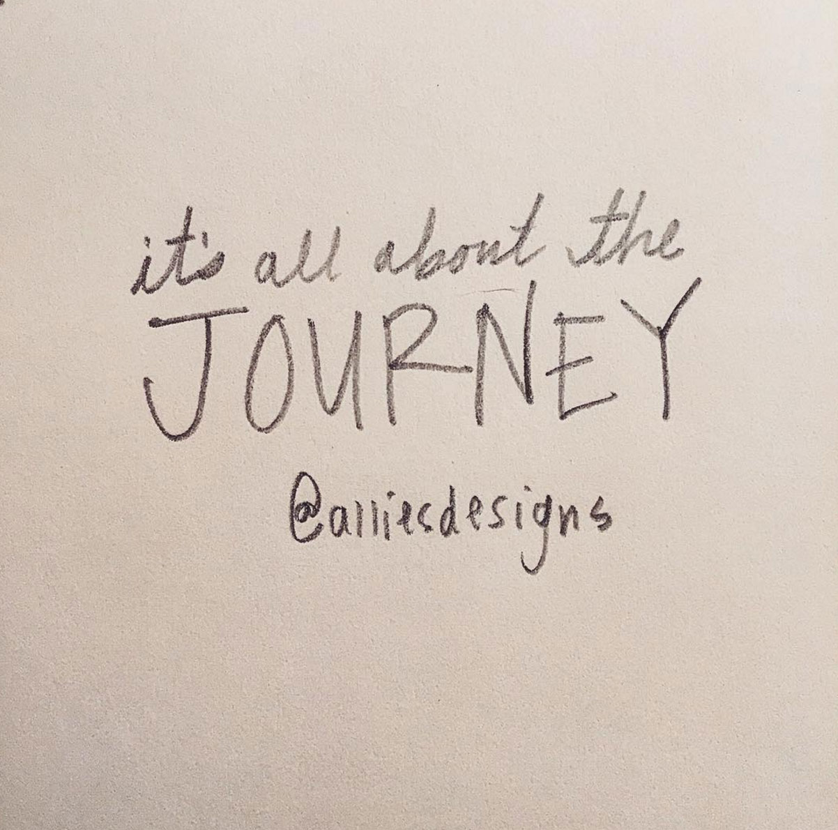 It’s all about the Journey